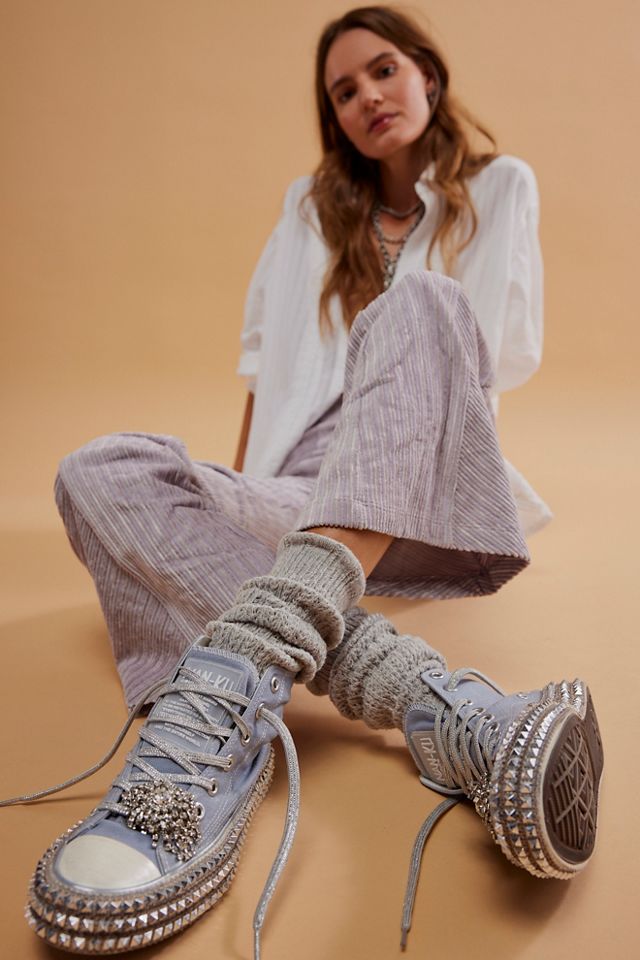 Free people store silver shoes