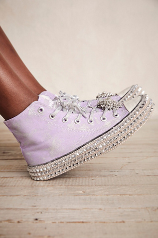high top studded converse
