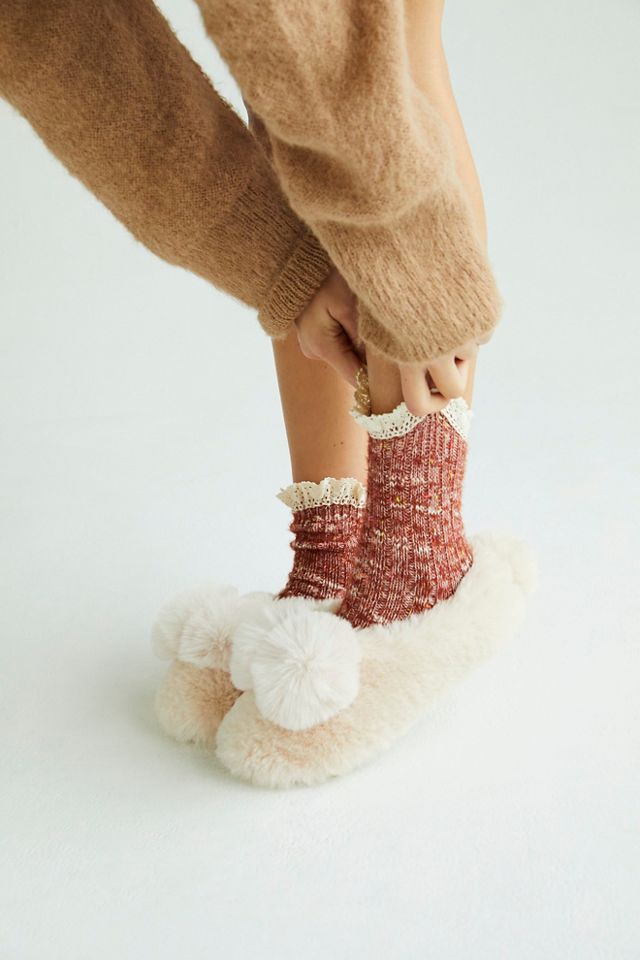 House Bunny Furry Slippers