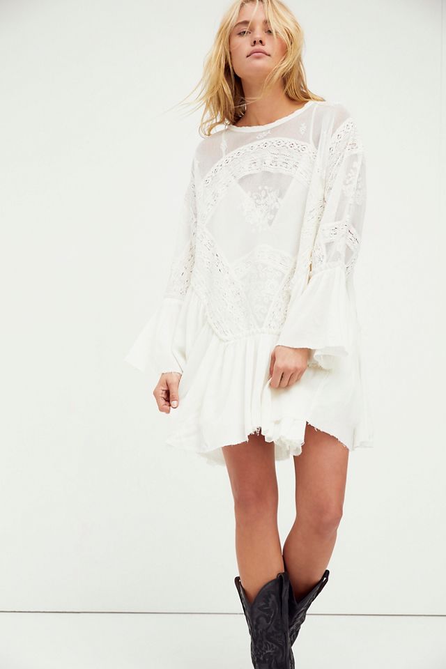 Layered In Lace Swing Dress