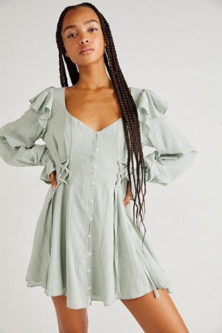 Robe courte In The Mood For Frills | Free People FR