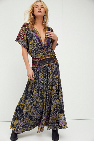 Furnished Floral Maxi Dress | Free People UK