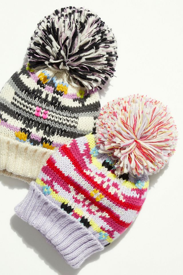 Free People Pixie Pom Beanie Lavender Purple Pink - Like a New Free People - NEW Movement Big Sky Pom Beanie - Purple | eBay main image 4