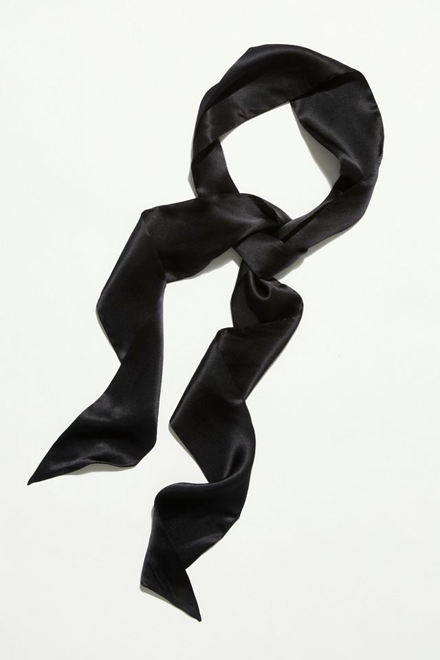 Debbie Silk Skinny Scarf