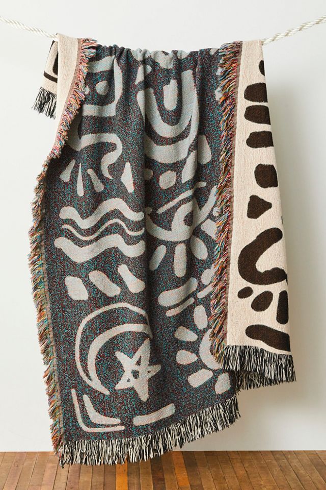 Nightswim Symbols Tapestry Blanket #1