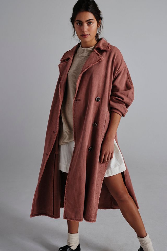 Free people 2025 trench coat