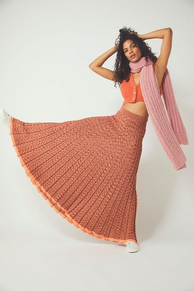Gold Coast Knit Maxi Skirt Free People