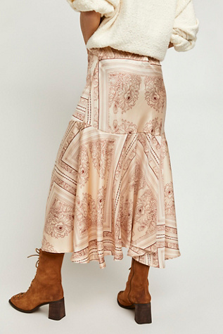 free people hampton wrap skirt