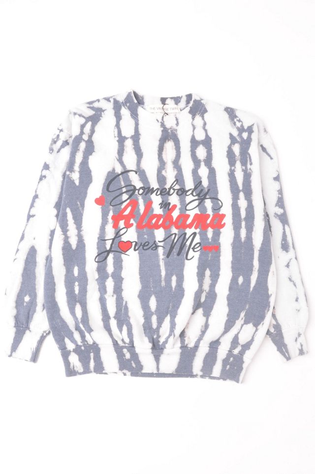 Alabama Tie Dye Sweatshirt Selected by The Vintage Twin