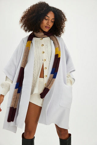 All I Need Cozy Hooded Kimono at Free People in Lilac