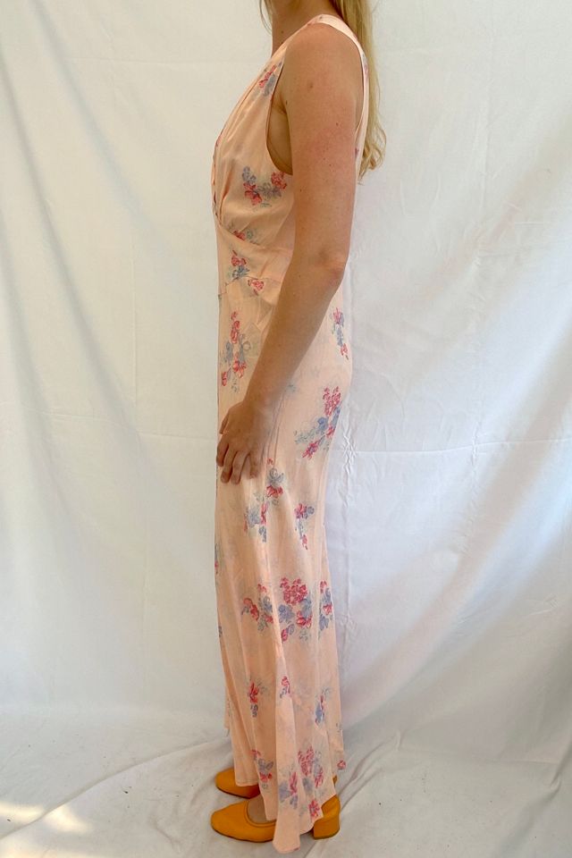Hibiscus Floral Print Slip Selected by Eveliina Vintage #3