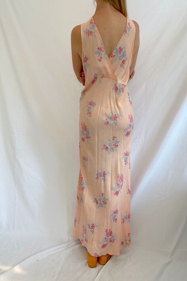 Hibiscus Floral Print Slip Selected by Eveliina Vintage #4