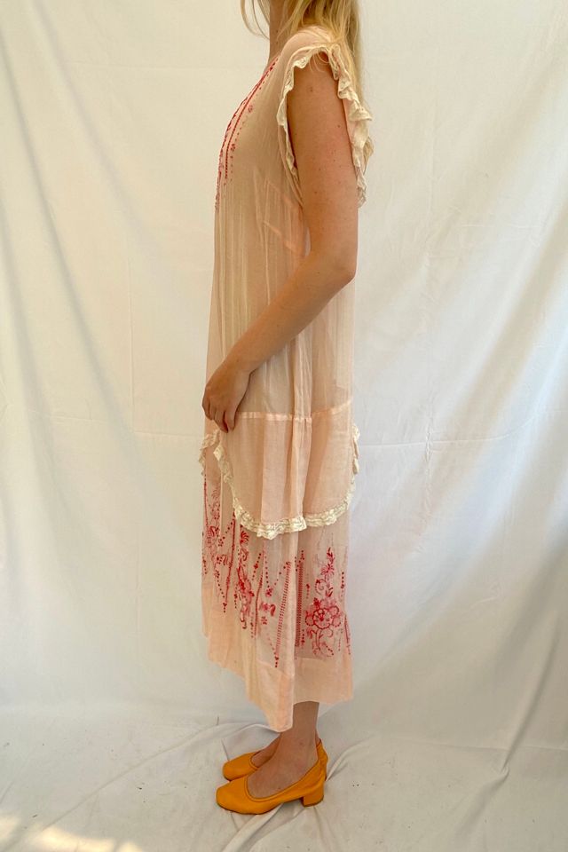 Pink Hungarian Dress Selected by Eveliina Vintage #2