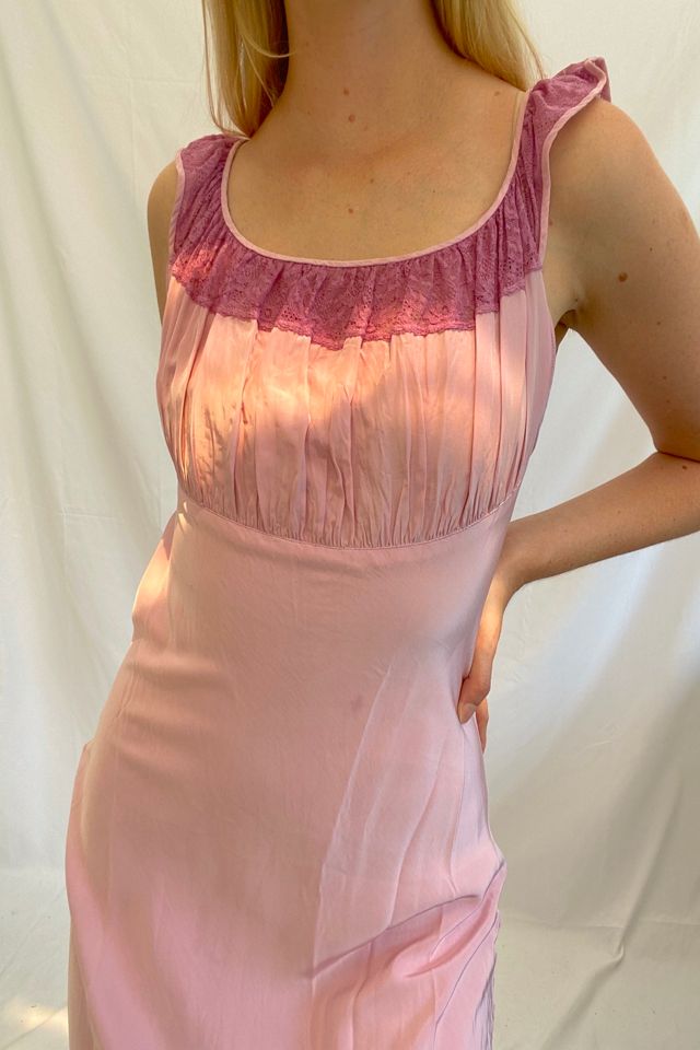 Hand Dyed Purple Slip Selected by Eveliina Vintage #1