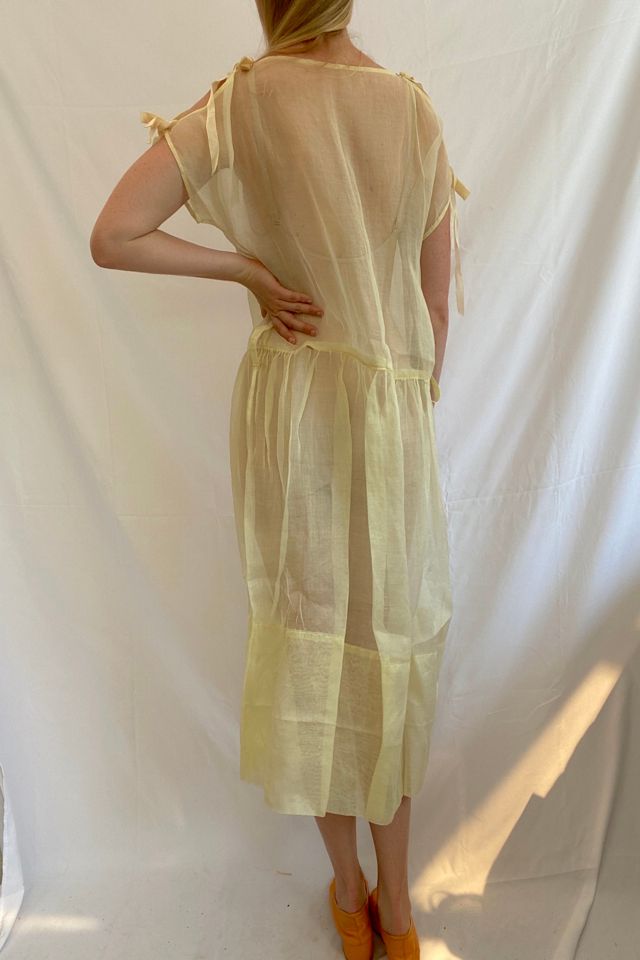 Yellow Organza Dress Selected by Eveliina Vintage #4