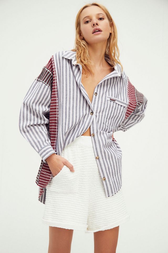 We The Free Toronto Striped Buttondown | Free People UK