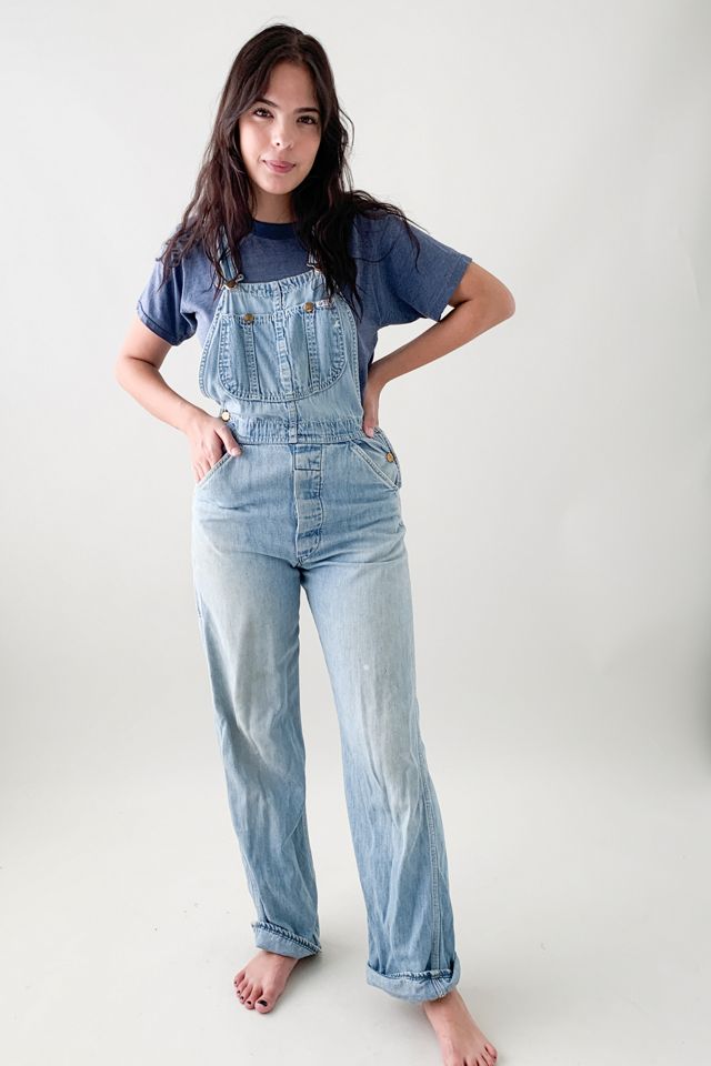 Vintage 1970s Lee Faded Overalls Selected by Raleigh Vintage