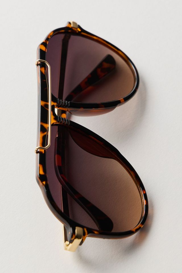 Ventura Oversized Aviator Sunglasses #4