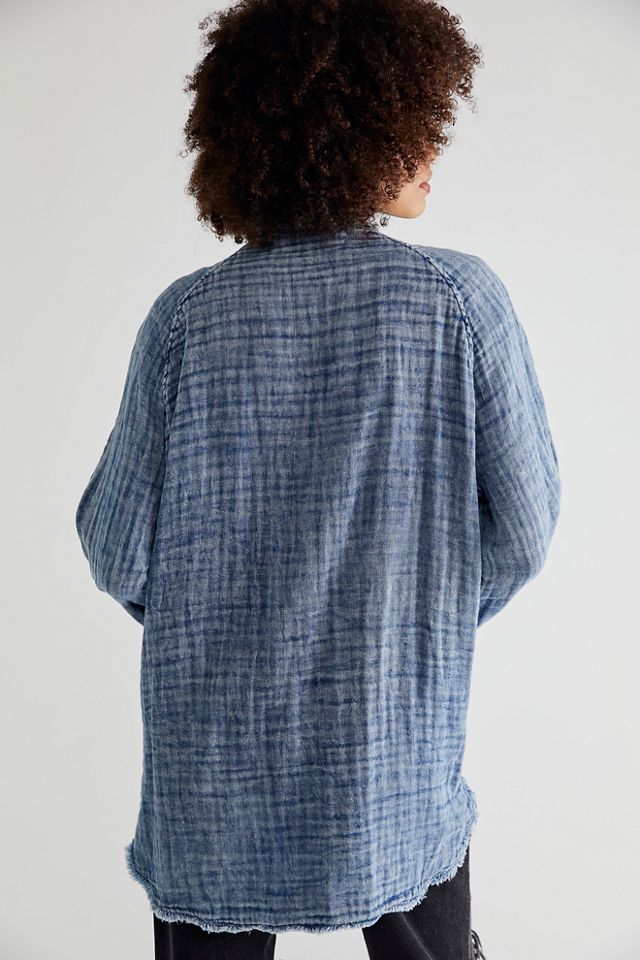 We The Free Summer Daydream Indigo Buttondown #4