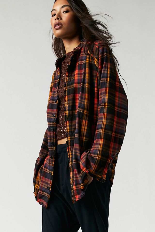 We The Free Summer Daydream Plaid Buttondown #2