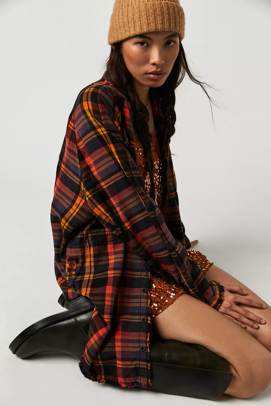 We The Free Summer Daydream Plaid Buttondown