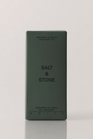 Гелевый дезодорант без алюминия SALT & STONE, цвет: Bergamot & Hinoki — фото 3