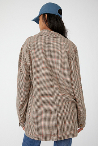 free people checkered jacket