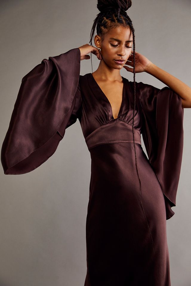 Shona Joy Circle Sleeve Backless Maxi Dress #2