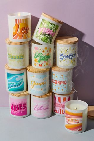 Wild Rose Shop Zodiac Candle