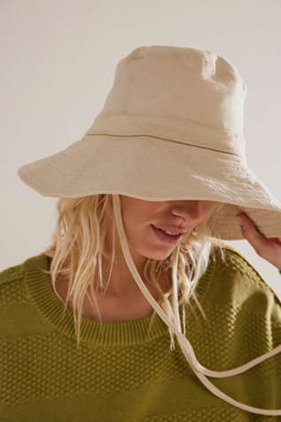 Lake Washed Bucket Hat by RAHI at Free People in Smoked Khaki