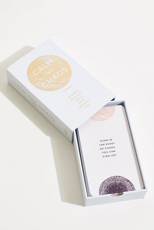 Calm The Chaos Cards by Chronicle Books at Free People
