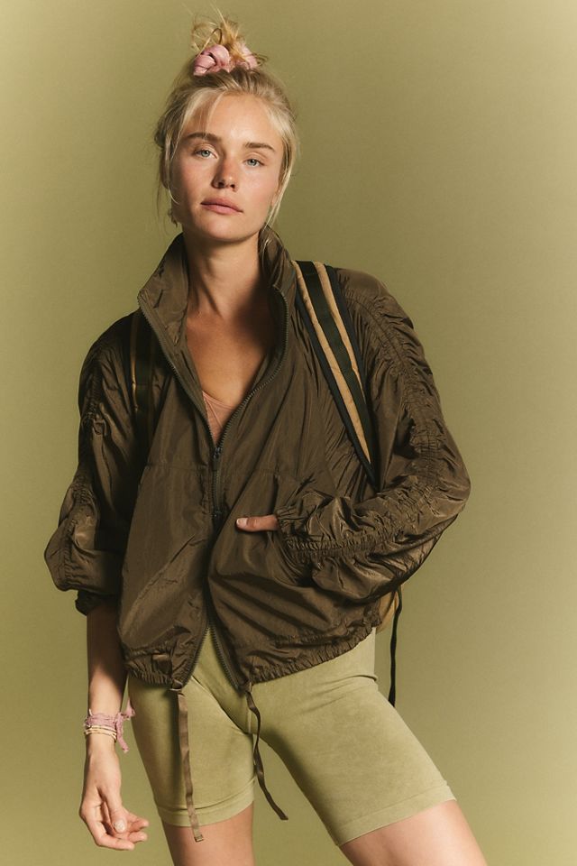 Ruched Out Packable Jacket #3