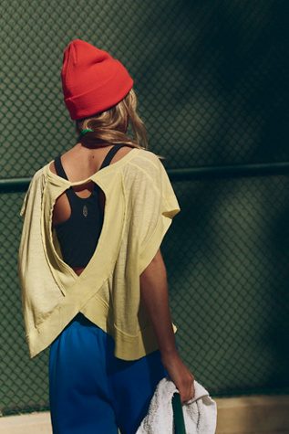 My Time Tee by FP Movement at Free People, Yellow, XL