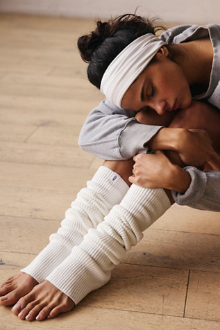 28" Stirrup Legwarmers by FP Movement at Free People, Ivory
