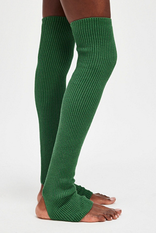 28" Stirrup Legwarmers by FP Movement at Free People in Heritage Green