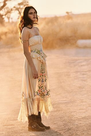 green emerald velvet dress Free People Bali Flora Mini Dress – Adeline main image 1