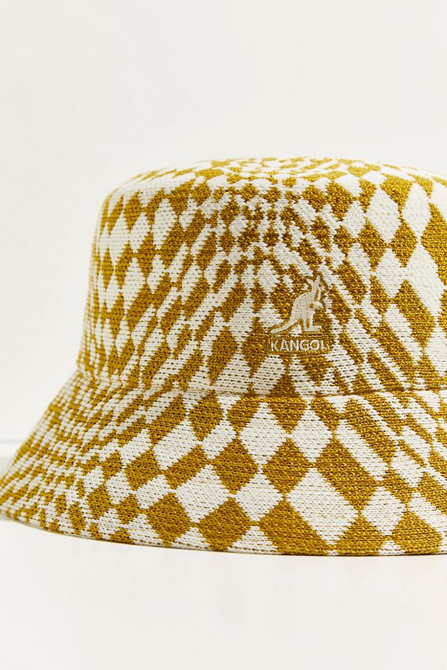 帽子 KANGOL Warped Check Bucket 2021ss Warped Check Bucket Cloth Hat by Kangol --> Shop Hats