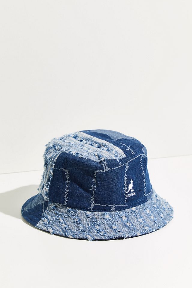 Kangol Denim Mashup Bucket Hat | Free People display picture 3