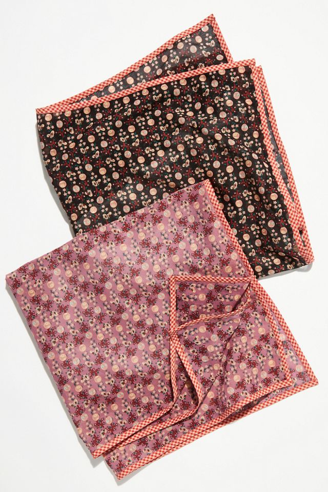 Anna Sui X FP Butterfly Meadows Silk Bandana #2