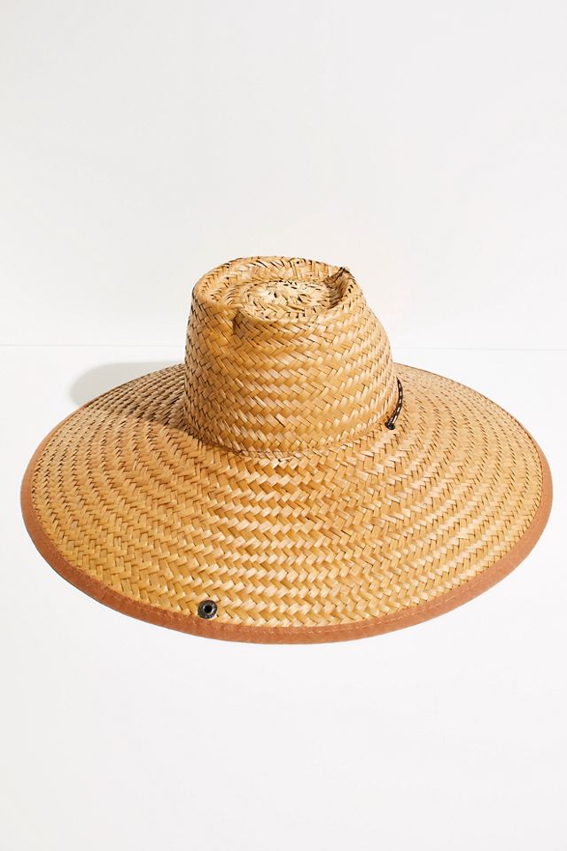 NEW Free People Lifeguard Straw Wide Brim Hat One Size Freya Seas The Day Lifeguard Hat | Free People main image 4