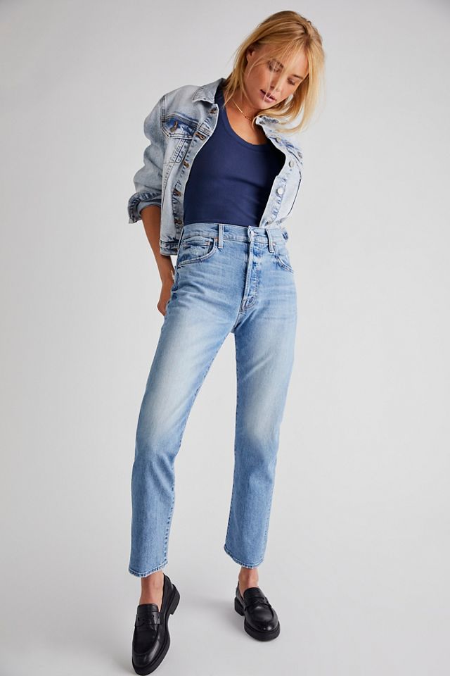 MOTHER The High Waisted Hiker Hover Jeans | Free People