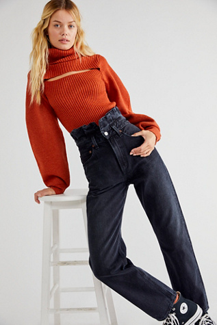 AGOLDE Lettuce Waistband Jeans | Free People