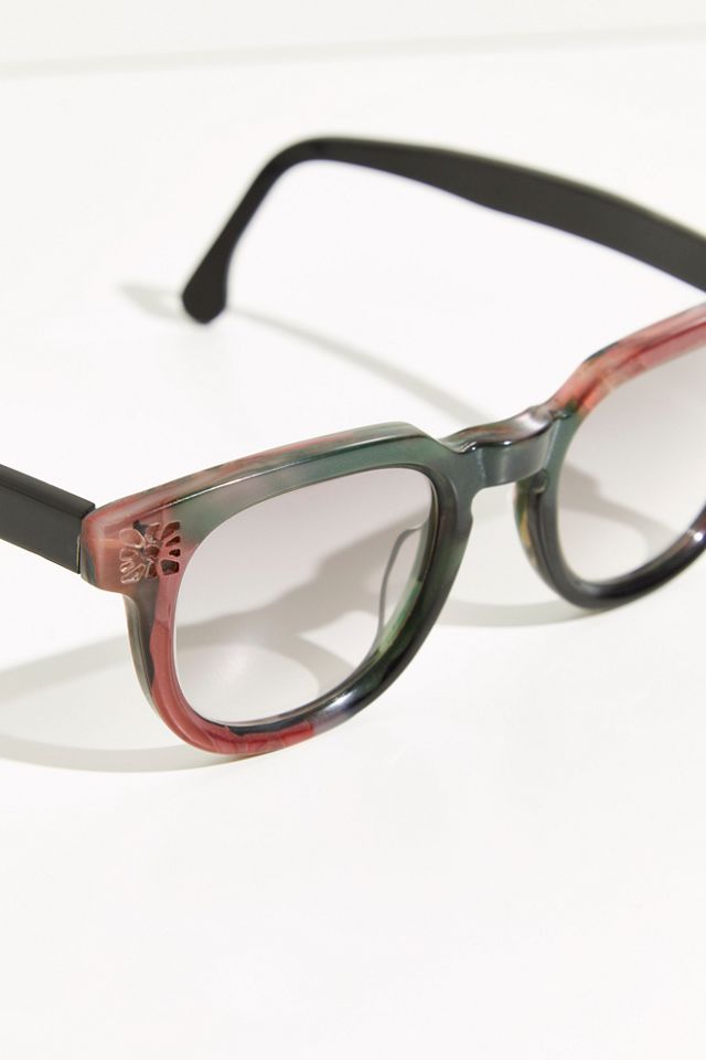 Anna Sui Handmade Recycled Square Sunglasses #2