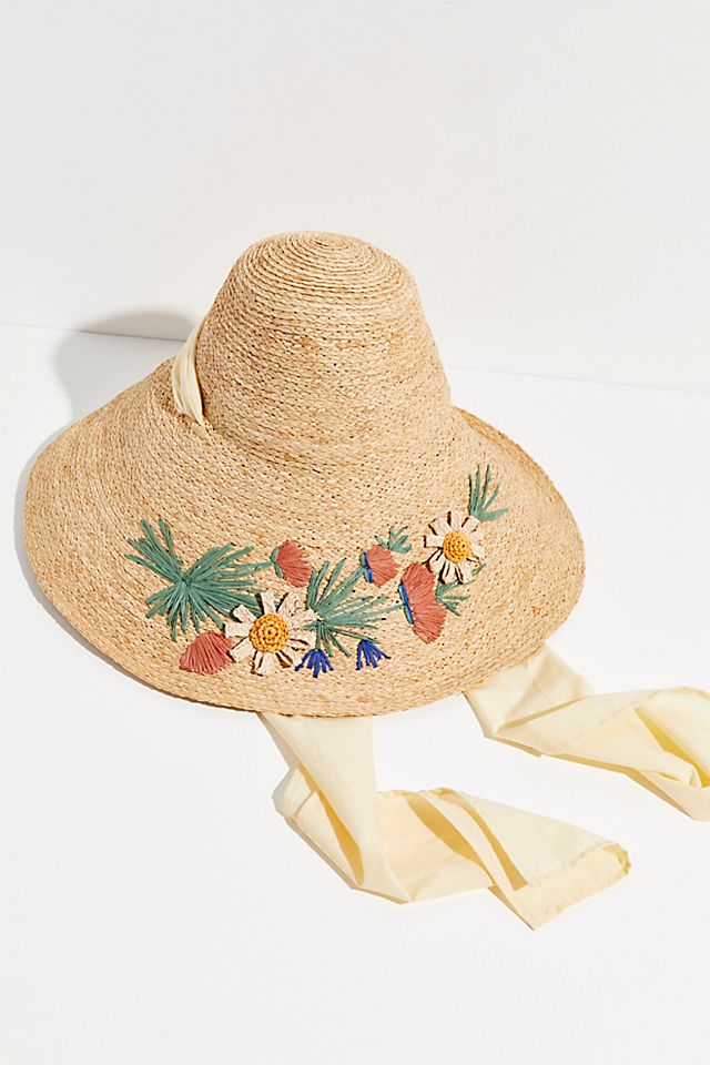 Embroiderd Straw Sombrero Embroiderd Straw Sombrero