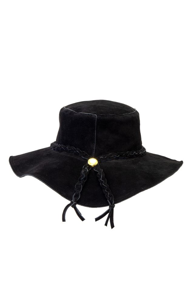 HippieShop Suede Floppy Hat #1
