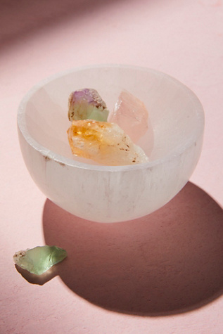 Ariana Ost Small Selenite Bowl at Free People