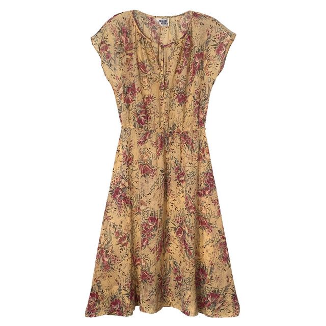 white christmas dresses Mirabella Dress Cotton Voile in Painted Paisley Peony| Jude Connally main image 0