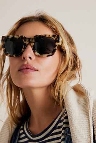 Alden Polarized Sunglasses at Free People in Snow Tort