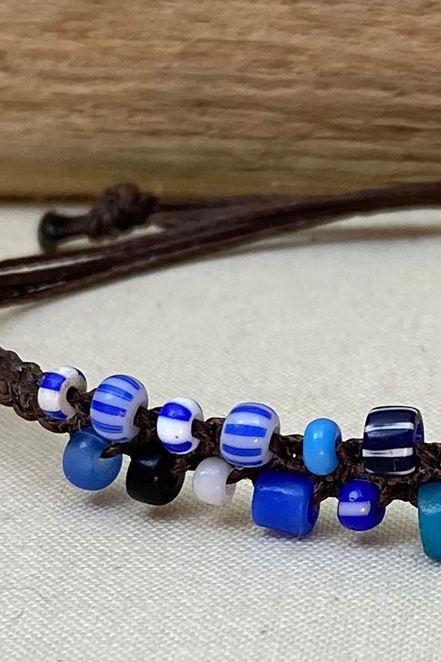 Nancy Melet I'm a Blue Girl Zipper Bracelet #1