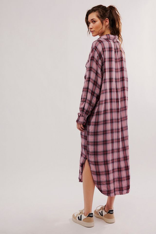 CP Shades Plaid Maxi Top #1